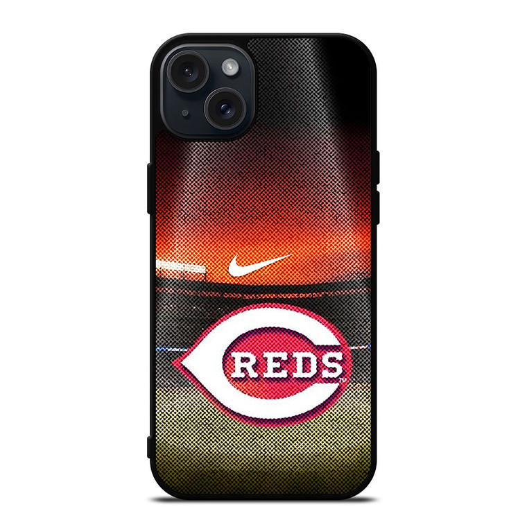 CINCINNATI RED MLB BASEBALL LOGO iPhone 15 Plus Case Cover