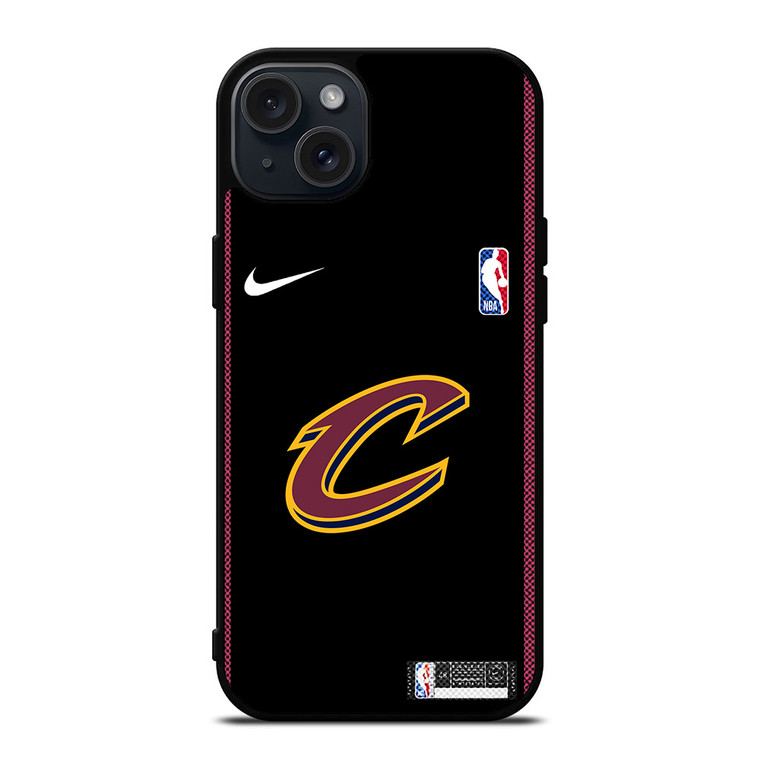 CLEVELAND CAVALIERS NIKE NBA BASKETBALL iPhone 15 Plus Case Cover CLEVELAND CAVALIERS NIKE NBA BASKETBALL iPhone 15 Plus Case Cover