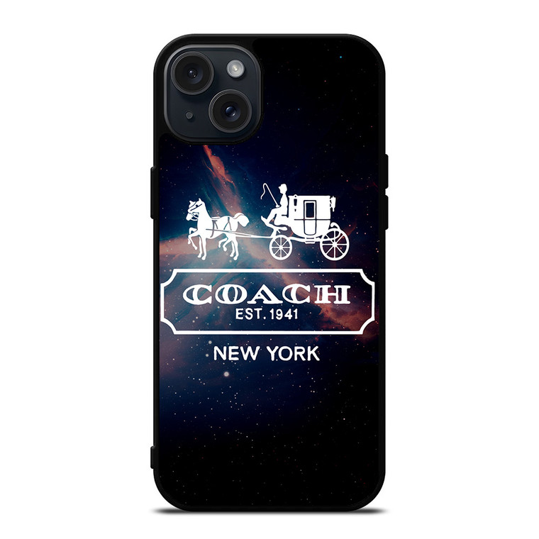 COACH NEW YORK NEBULA LOGO iPhone 15 Plus Case Cover