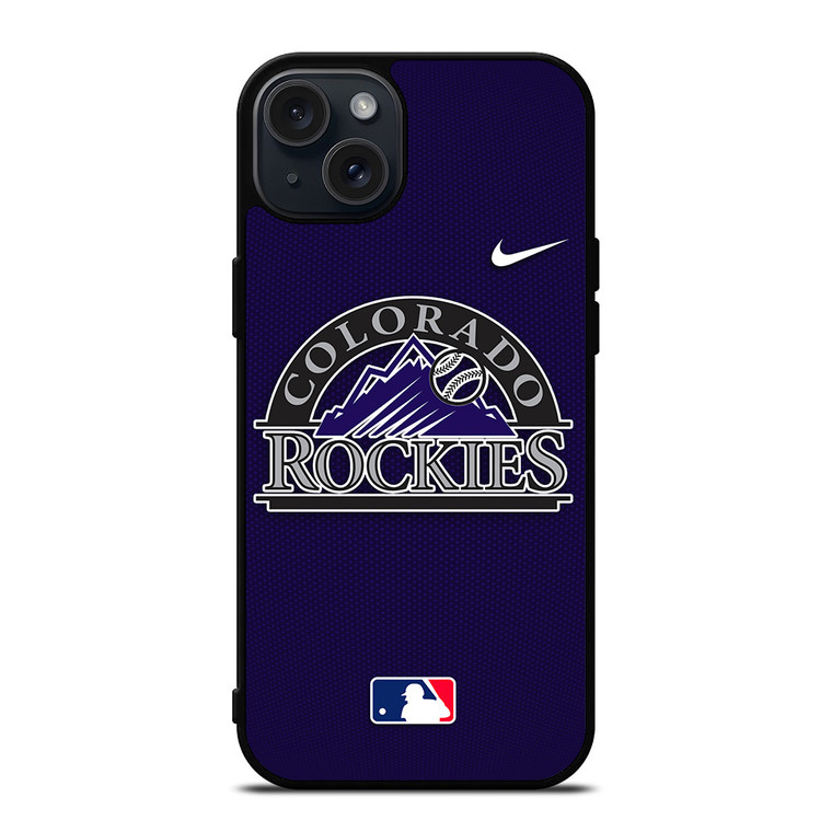 COLORADO ROCKIES MLB BASEBALL NIKE iPhone 15 Plus Case Cover