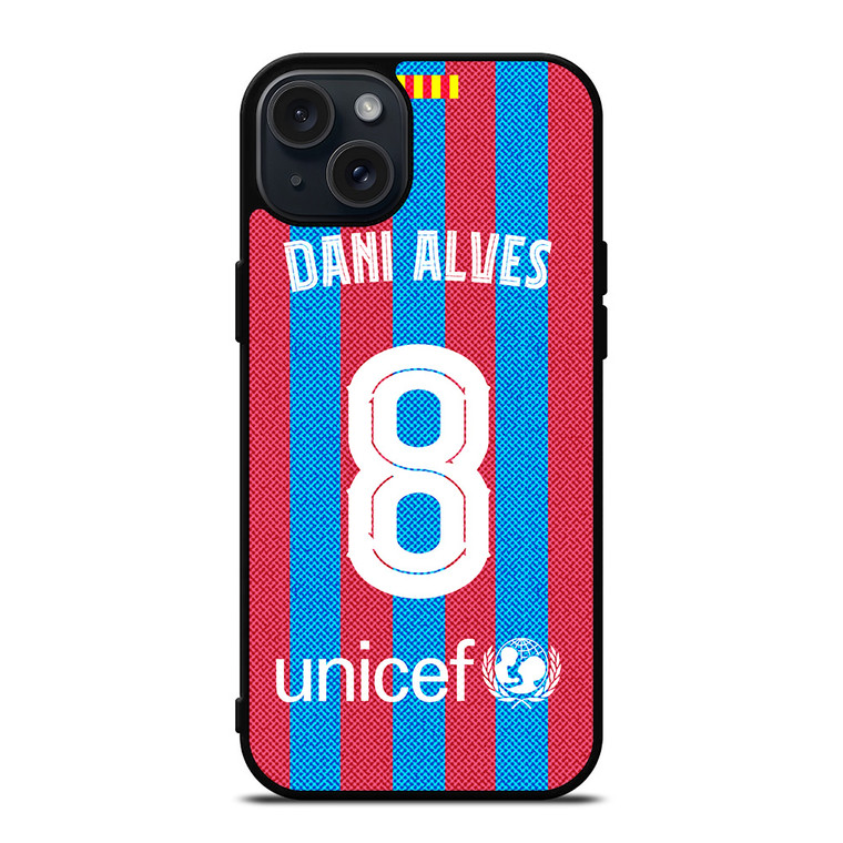 DANI ALVES 8 FC BARCELONA iPhone 15 Plus Case Cover