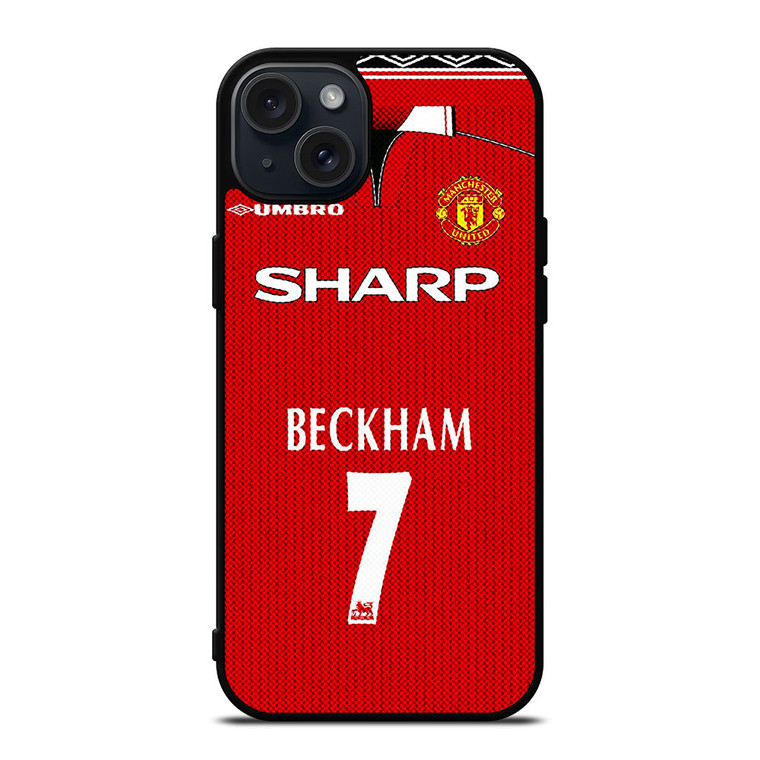 DAVID BECKHAM MANCHESTER UNITED 98 iPhone 15 Plus Case Cover
