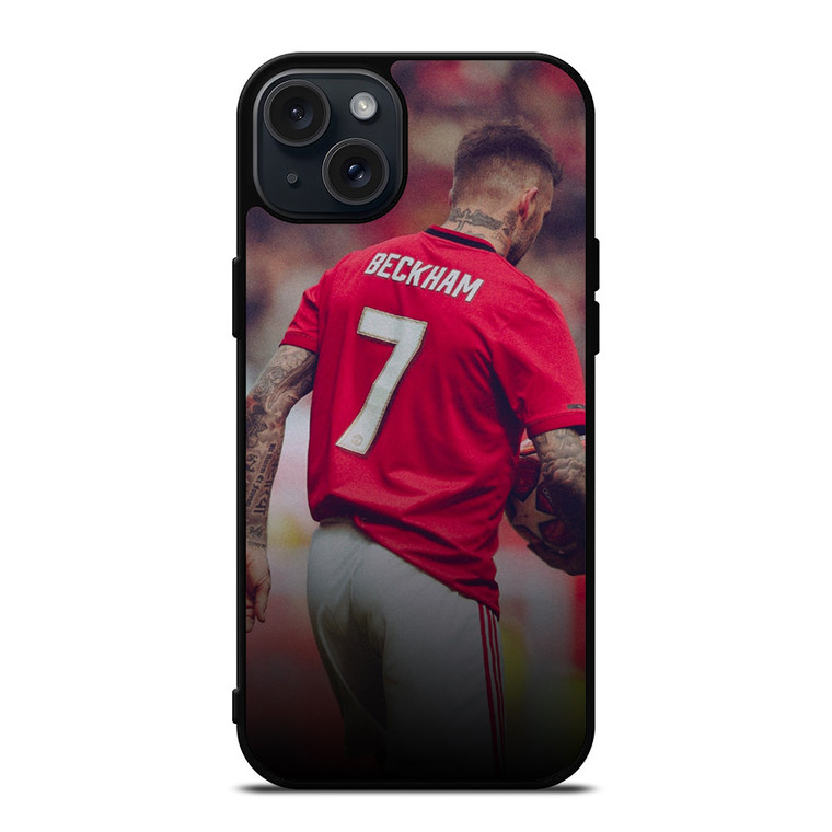 DAVID BECKHAM MANCHESTER UNITED iPhone 15 Plus Case Cover