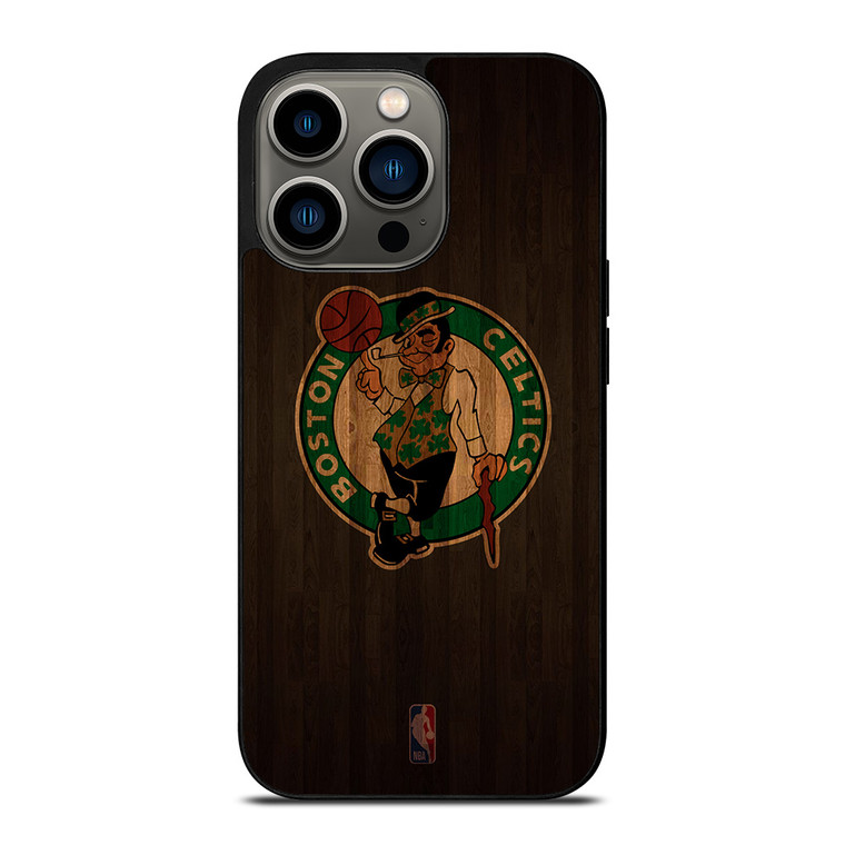 BOSTON CELTICS BASKETBALL COURT NBA iPhone 13 Pro Case Cover