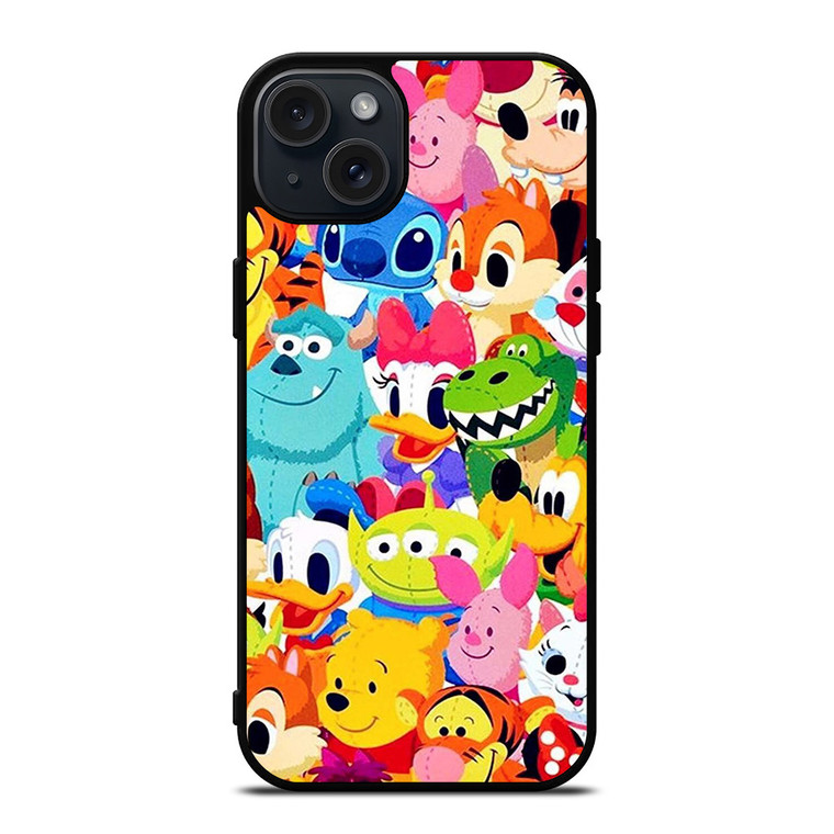 DISNEY CARTOON ALL CHARACTER  iPhone 15 Plus Case Cover