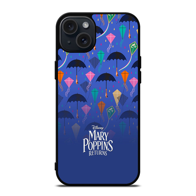 DISNEY MARY POPPINS PATTERN iPhone 15 Plus Case Cover