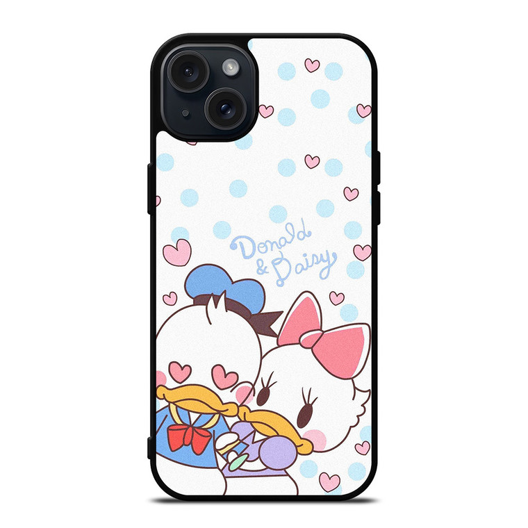 DONALD LOVE DAISY DUCK CUTE iPhone 15 Plus Case Cover