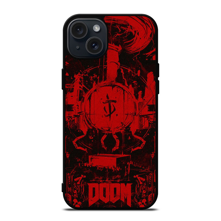 DOOM ETERNAL GAMES ART iPhone 15 Plus Case Cover