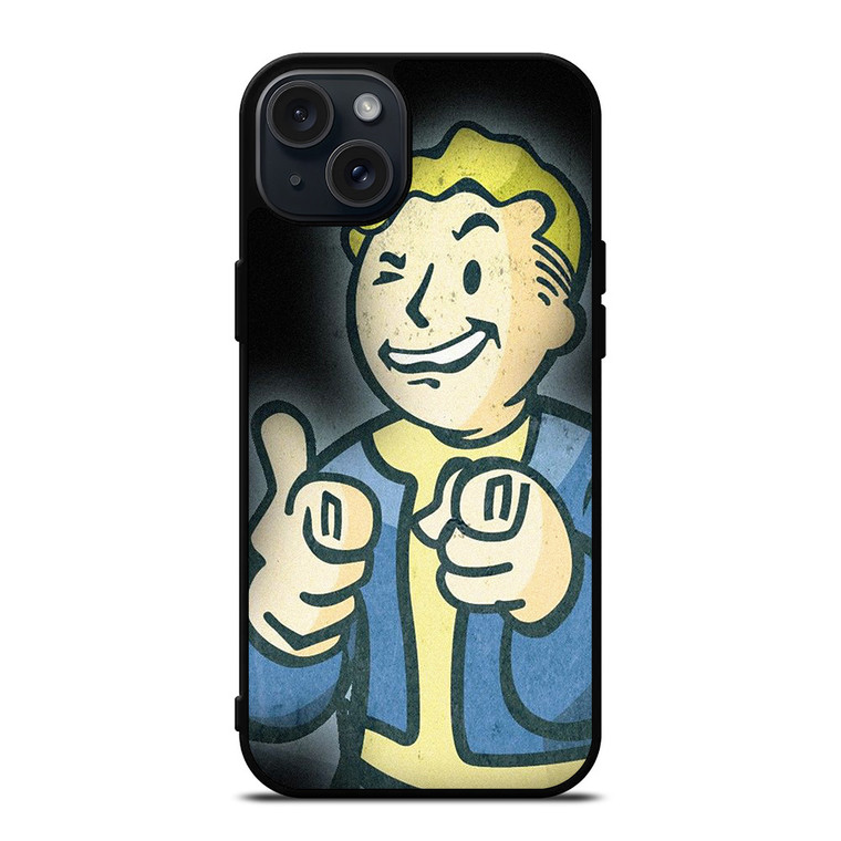 FALLOUT VAULT BOY 2 iPhone 15 Plus Case Cover FALLOUT VAULT BOY 2 iPhone 15 Plus Case Cover
