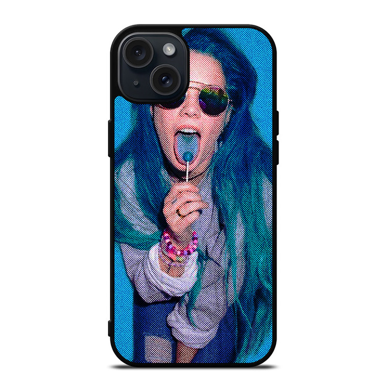 HALSEY BLUE HAIR SINGER iPhone 15 Plus Case Cover