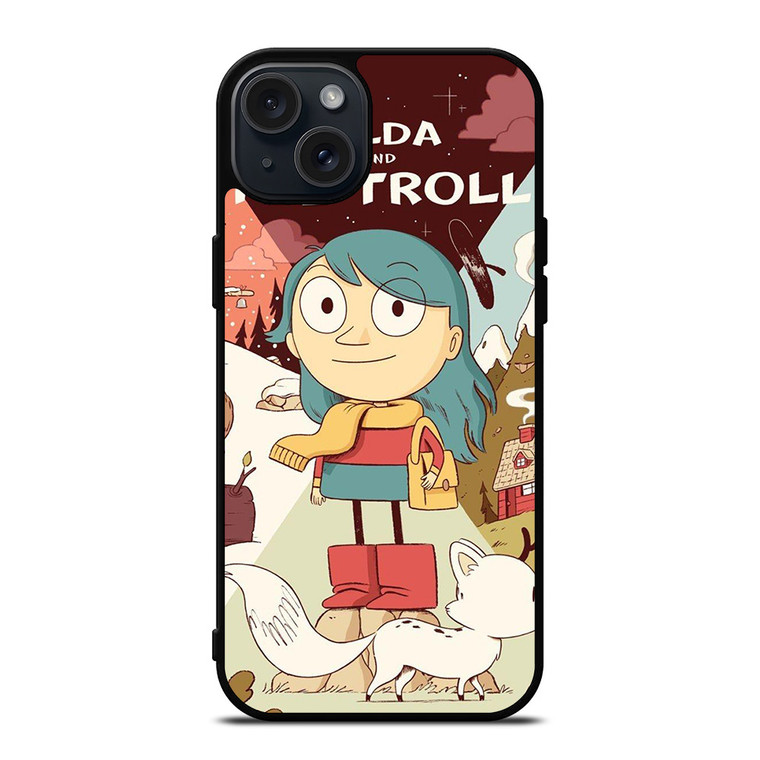 HILDA AND THE TROLL CARTOON iPhone 15 Plus Case Cover