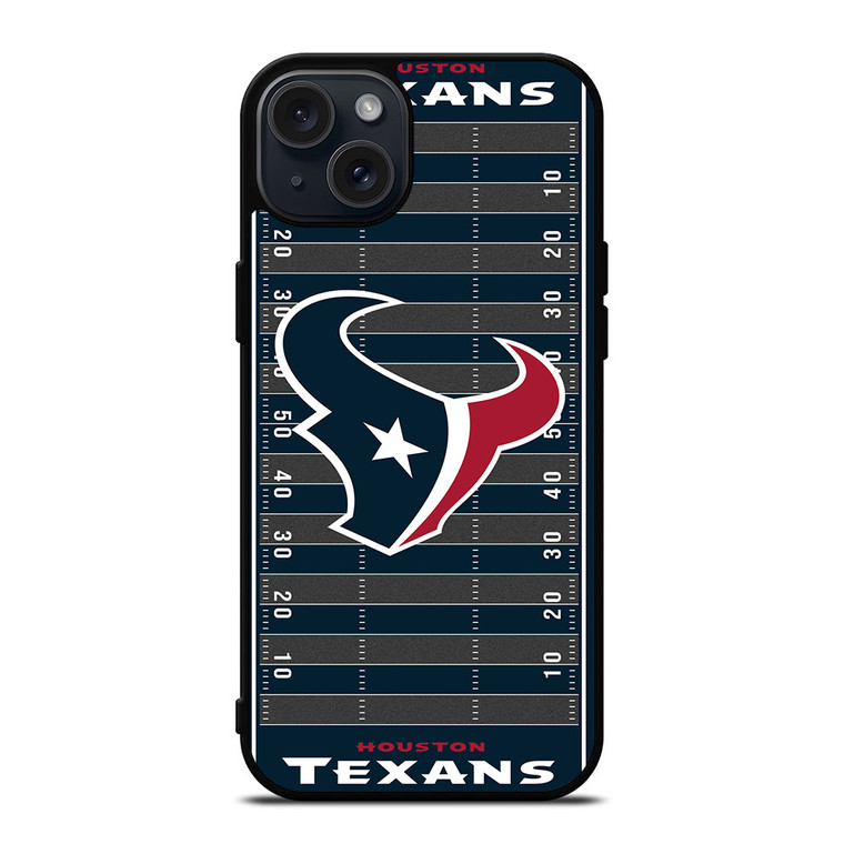 HOUSTON TEXANS FOOTBALL FIELD iPhone 15 Plus Case Cover