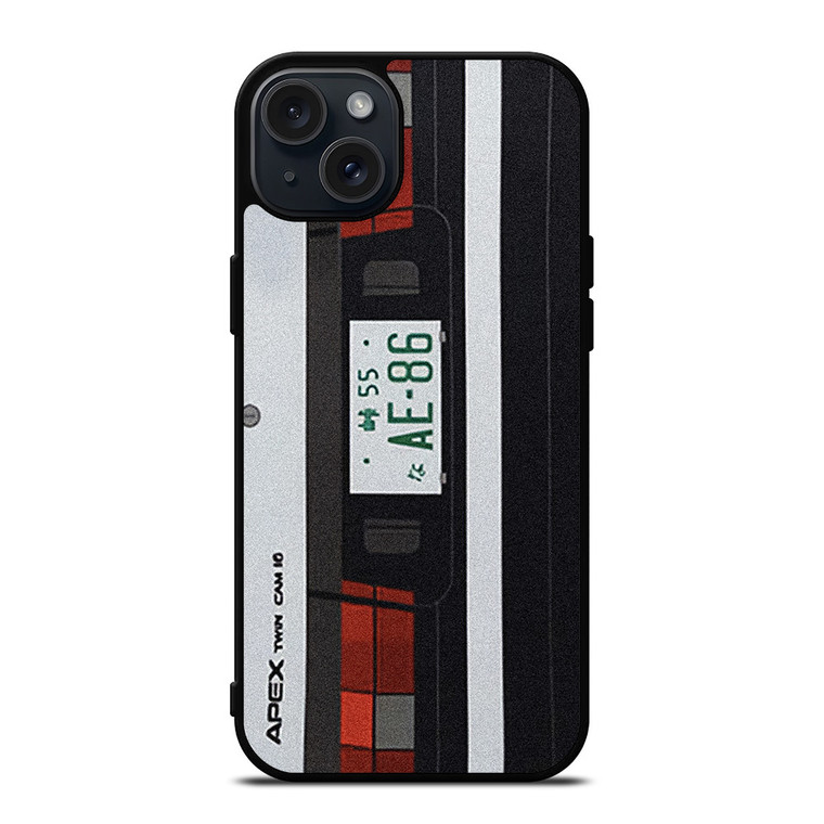 INITIAL D APEX TWIN CAR iPhone 15 Plus Case Cover