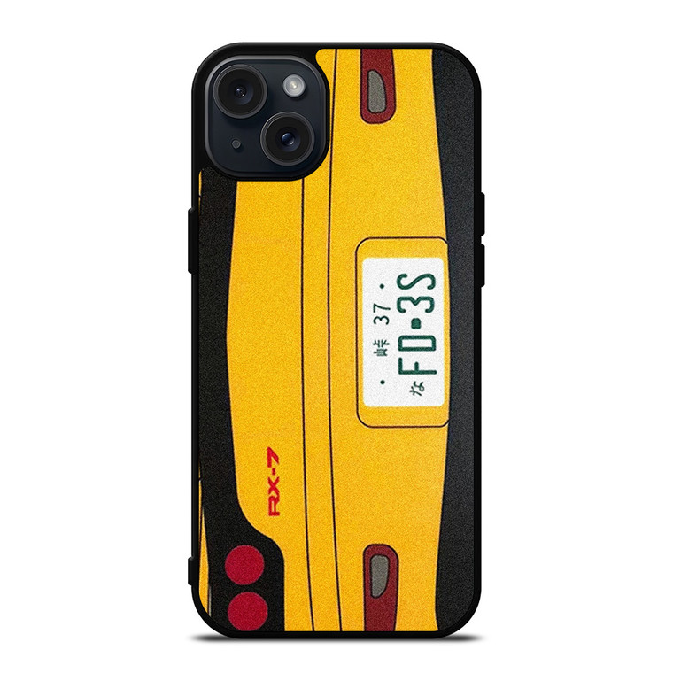 INITIAL D RX-7 CAR iPhone 15 Plus Case Cover