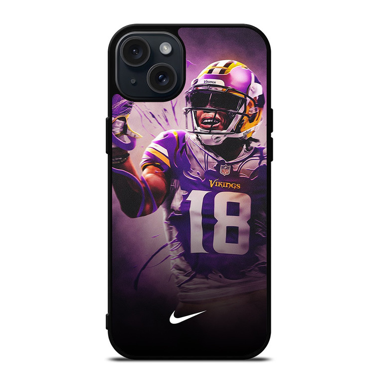 JUSTIN JEFFERSON NIKE NFL iPhone 15 Plus Case Cover
