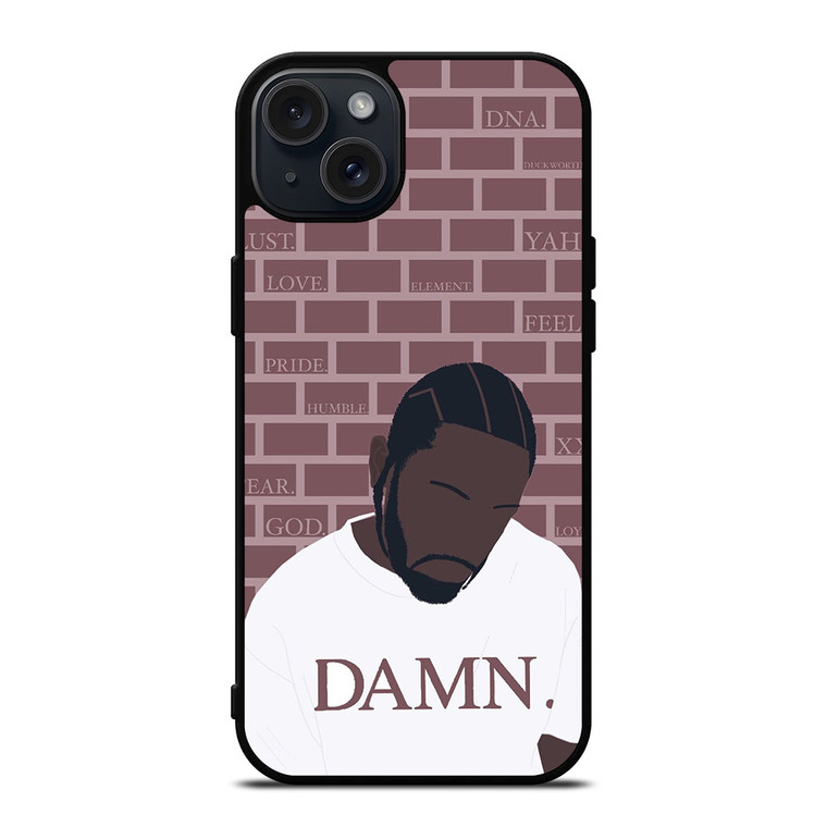 KENDRICK LAMAR DAMN CARTOON iPhone 15 Plus Case Cover