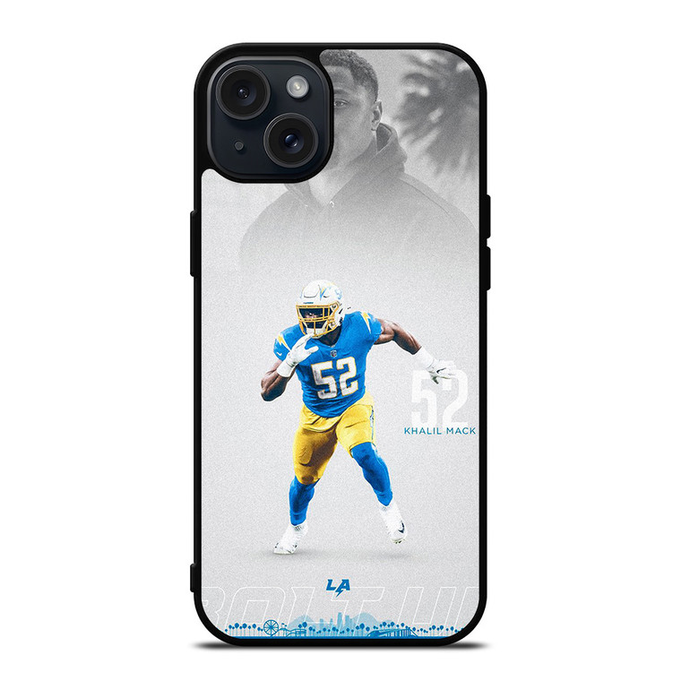 KHALIL MACK LOS ANGELES CHARGERS NFL iPhone 15 Plus Case Cover