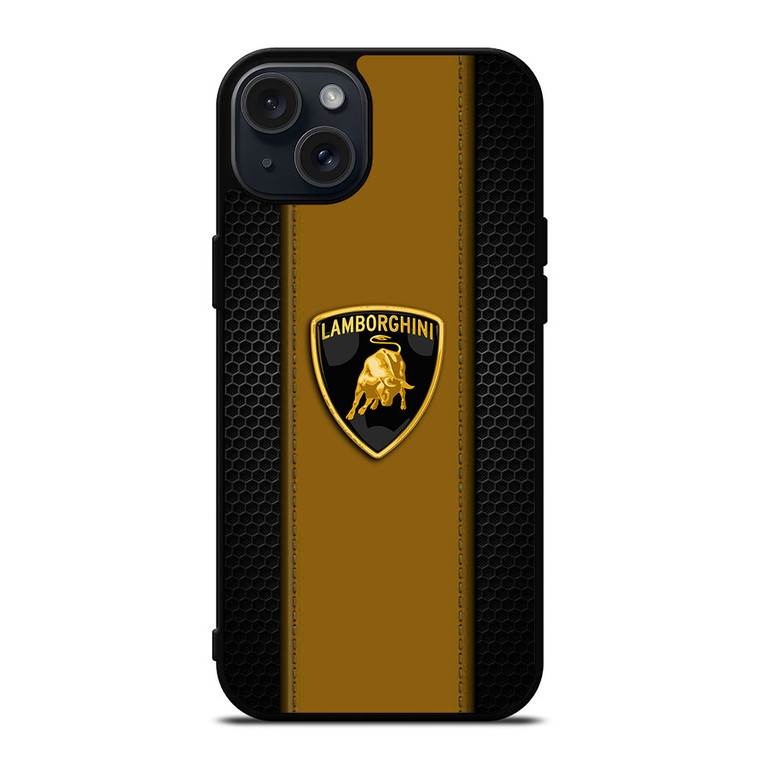 LAMBORGHINI CAR METAL CARBON iPhone 15 Plus Case Cover