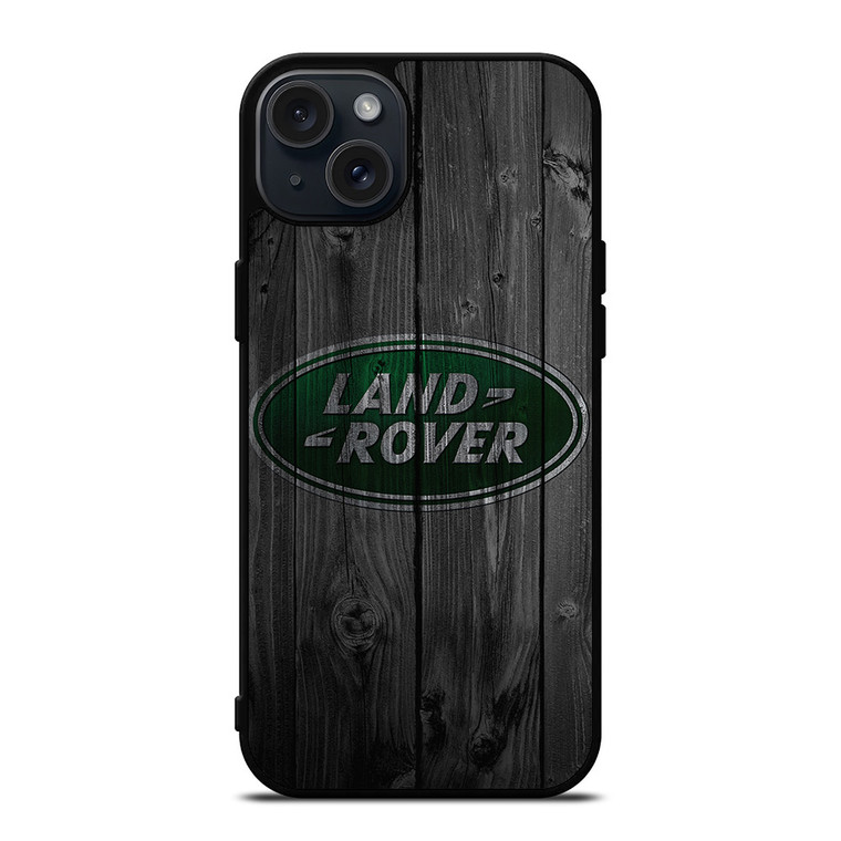 LAND ROVER WOODEN LOGO iPhone 15 Plus Case Cover