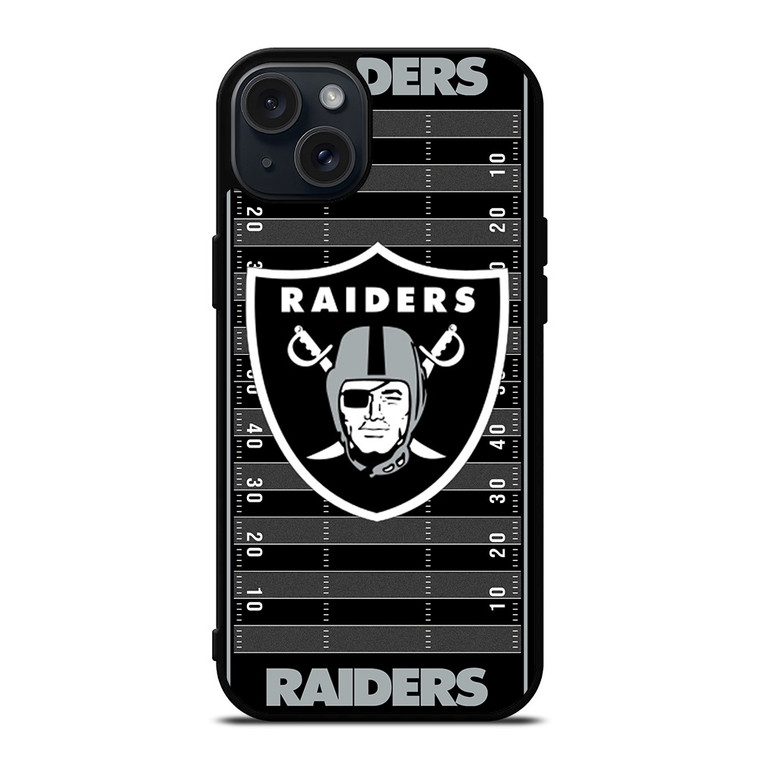 LAS VEGAS RAIDERS FOOTBALL FIELD iPhone 15 Plus Case Cover
