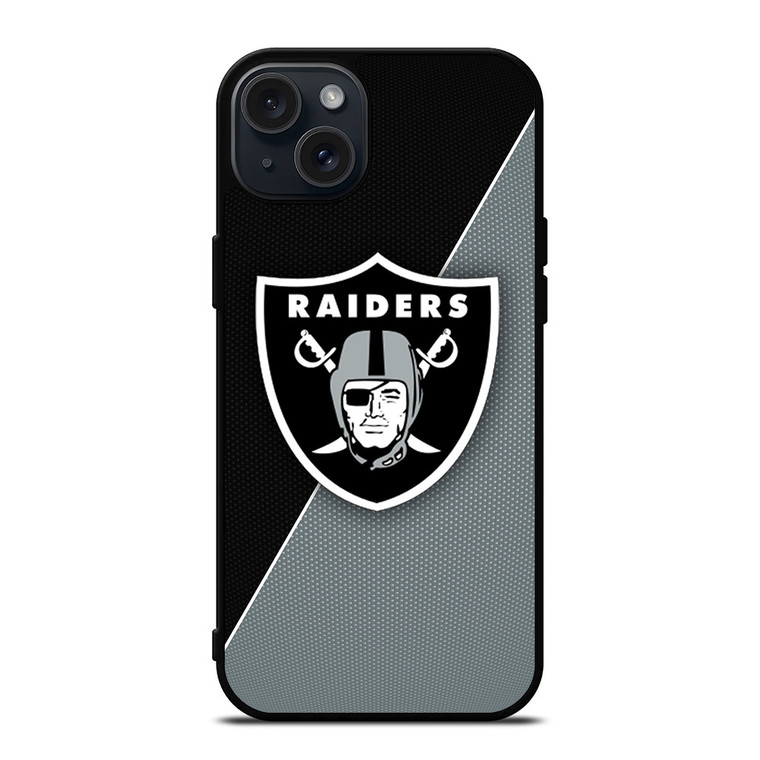 LAS VEGAS RAIDERS NFL FOOTBALL LOGO iPhone 15 Plus Case Cover
