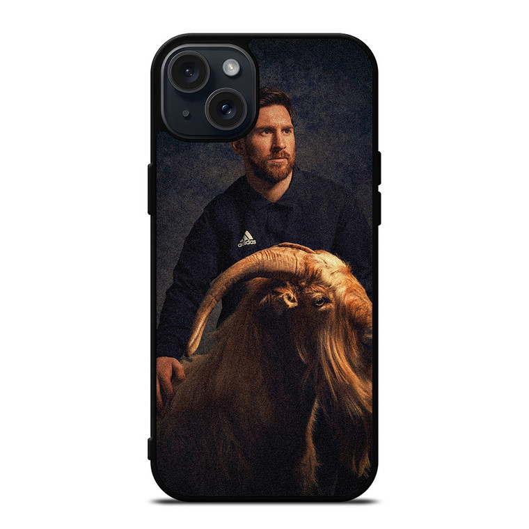 LIONEL MESSI GOAT iPhone 15 Plus Case Cover
