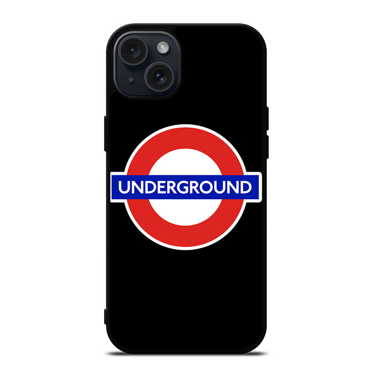 LONDON UNDERGROUND LOGO iPhone 15 Plus Case Cover