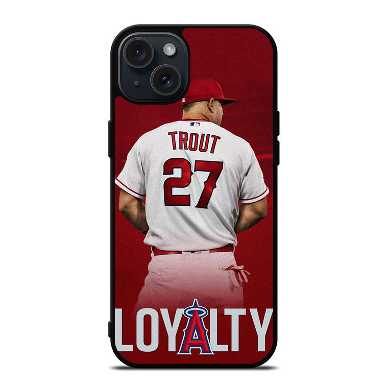 LOS ANGELES ANGELS MIKE TROUT 2 iPhone 15 Plus Case Cover