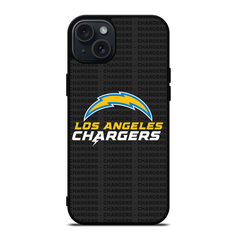 LOS ANGELES CHARGERS FOOTBALL TEXT iPhone 15 Plus Case Cover