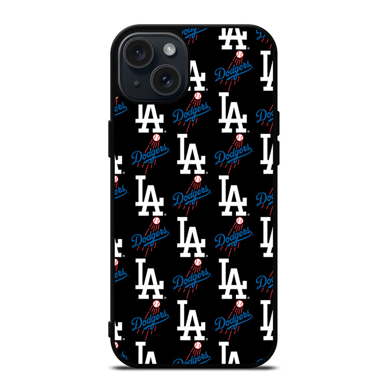 LOS ANGELES DODGERS BASEBALL PATTERN iPhone 15 Plus Case Cover LOS ANGELES DODGERS BASEBALL PATTERN iPhone 15 Plus Case Cover