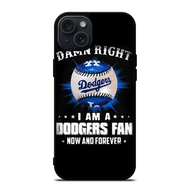 LOS ANGELES DODGERS MLB BASEBALL FANS iPhone 15 Plus Case Cover
