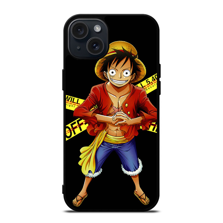 LUFFY OFF WHITE iPhone 15 Plus Case Cover
