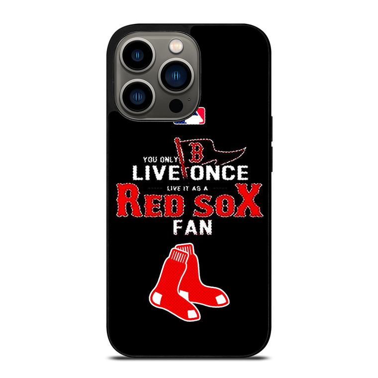 BOSTON RED SOX MLB BASEBALL FANS iPhone 13 Pro Case Cover
