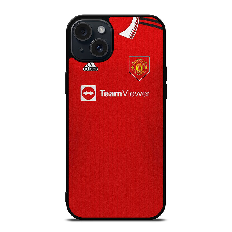 MANCHESTER UNITED JERSEY 2022-23 iPhone 15 Plus Case Cover