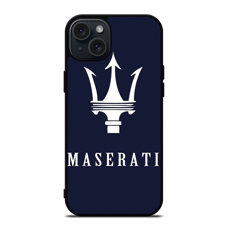 MASERATI FLAT LOGO iPhone 15 Plus Case Cover