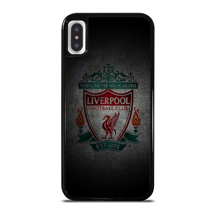LIVERPOOL YOU'LL NEVER WALK ALONE GRUNGE LOGO iPhone X / XS Case Cover