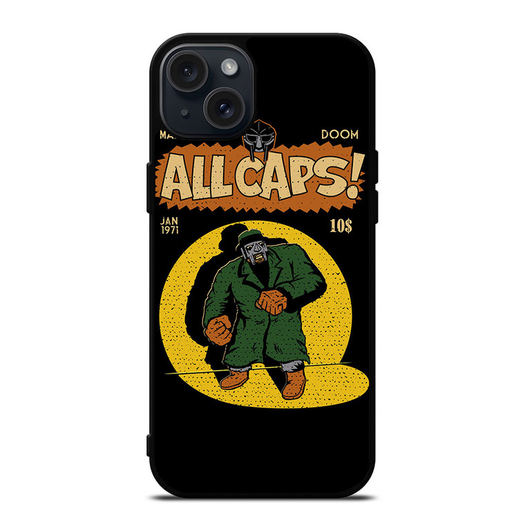 MF DOOM MADLIB ALL CAPS iPhone 15 Plus Case Cover