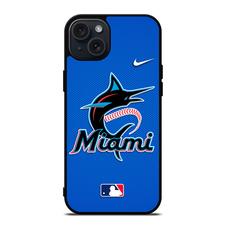 MIAMI MARLINS MLB BASEBALL NIKE iPhone 15 Plus Case Cover