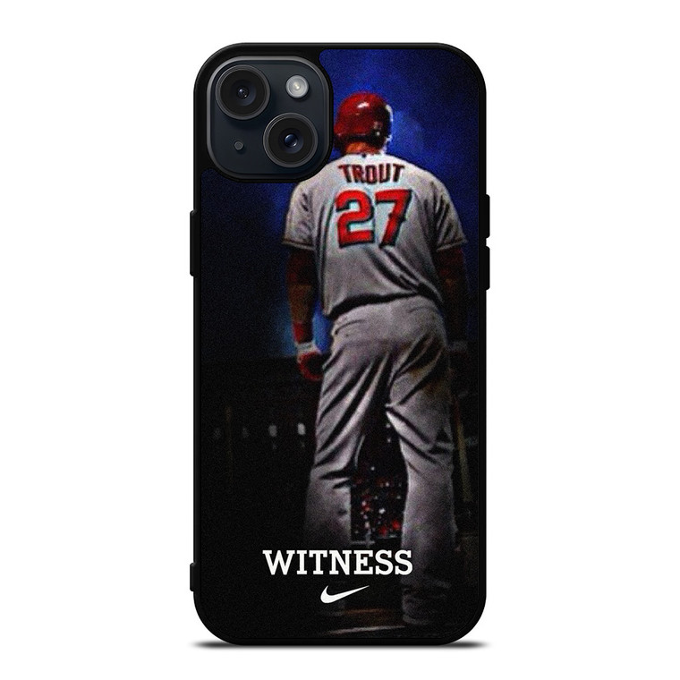 MIKE TROUT LOS ANGELES ANGELS MLB 2 iPhone 15 Plus Case Cover