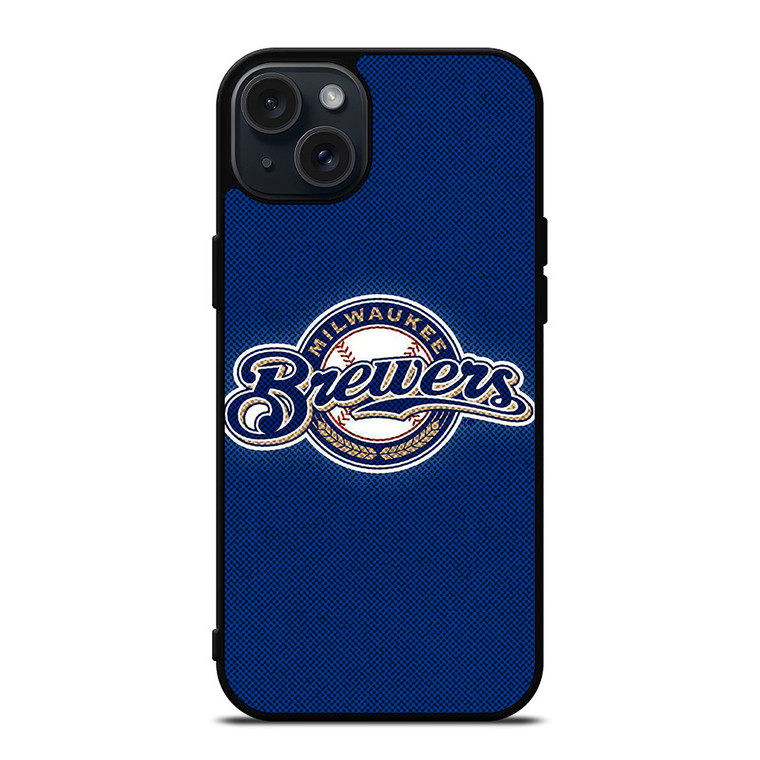 MILWAUKEE BREWERS MLB BASEBALL LOGO iPhone 15 Plus Case Cover