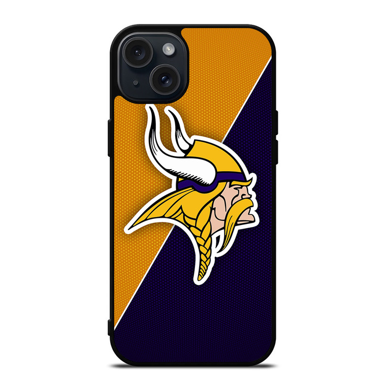 MINNESOTA VIKINGS NFL FOOTBALL LOGO iPhone 15 Plus Case Cover
