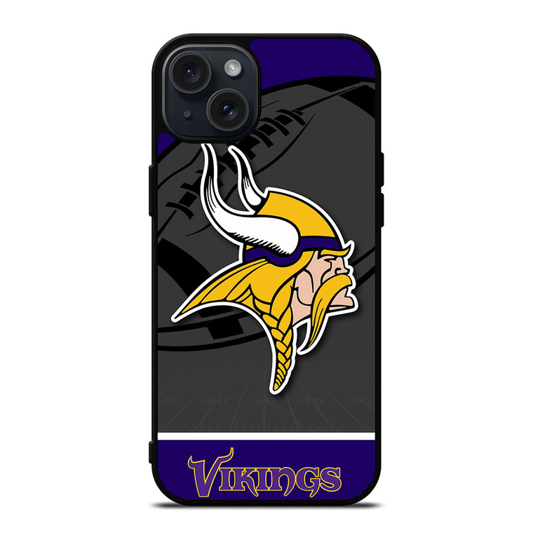 MINNESOTA VIKINGS NFL TEAM iPhone 15 Plus Case Cover