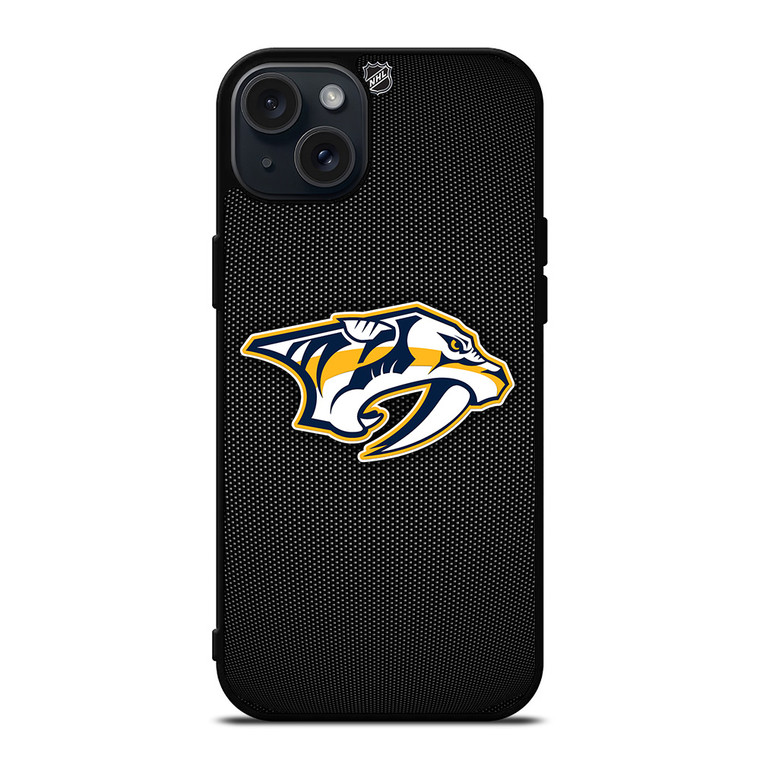 NASHVILLE PREDATORS HOCKEY NHL LOGO iPhone 15 Plus Case Cover