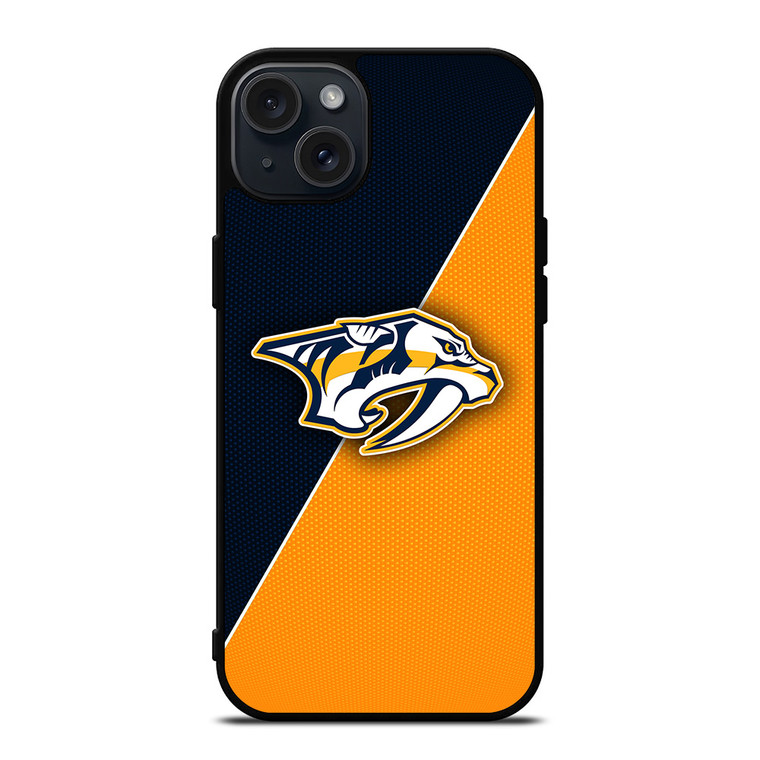 NASHVILLE PREDATORS NHL HOCEKY LOGO iPhone 15 Plus Case Cover