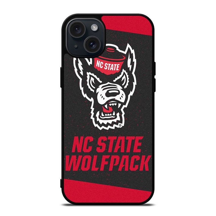 NC NORTH CAROLINA WOLFPACK FOOTBALL ICON iPhone 15 Plus Case Cover