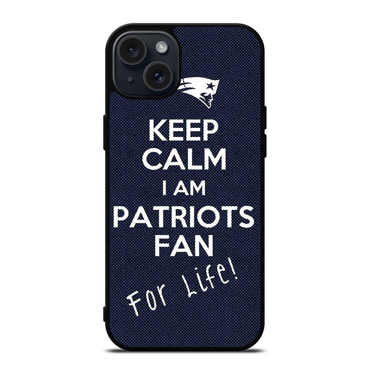 NEW ENGLAND PATRIOTS NFL FOOTBALL FANS 4 iPhone 15 Plus Case Cover