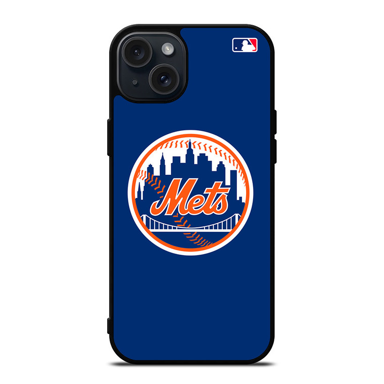 NEW YORK METS MLB LOGO iPhone 15 Plus Case Cover