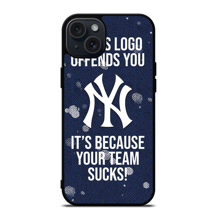 NEW YORK YANKEES MLB BASEBALL BANTER FANS 2 iPhone 15 Plus Case Cover
