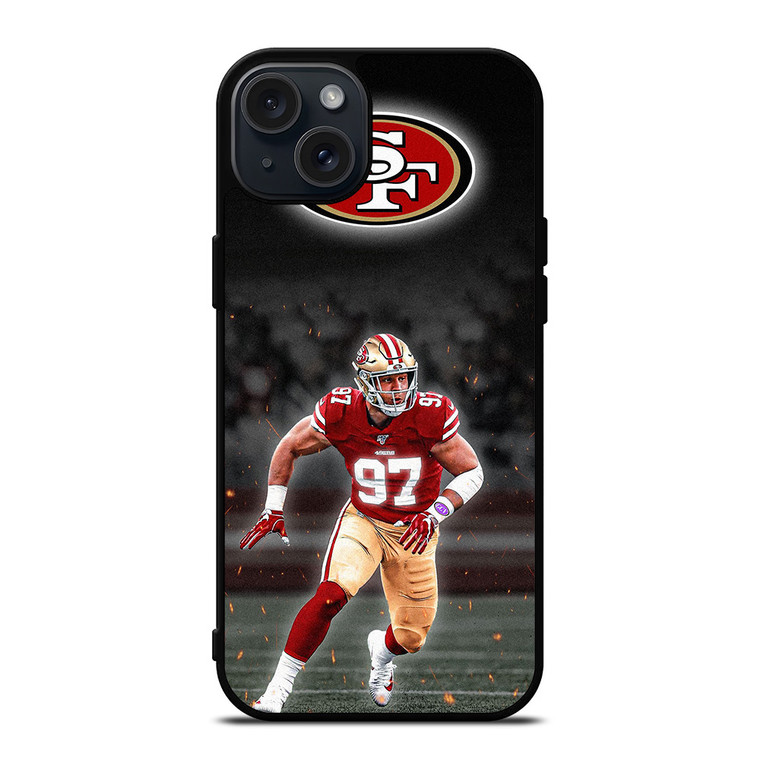 NICK BOSA SAN FRANCISCO 49ERS iPhone 15 Plus Case Cover