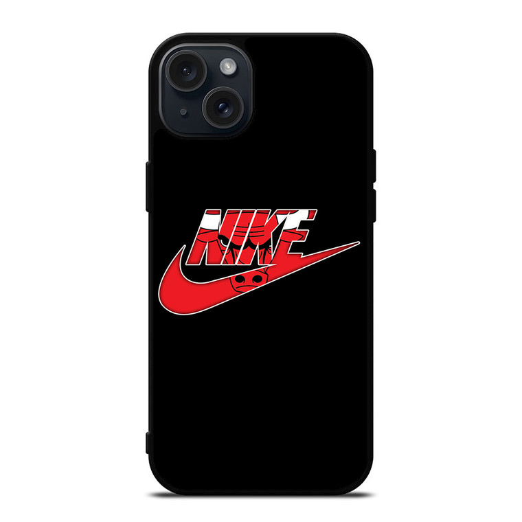 NIKE CHICAGO BULLS SWOOSH iPhone 15 Plus Case Cover